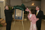 Paul Riggs, Sarah Spence and Dr. Randy Moffett unveil original PKP charter