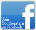 button linking to Southeastern's Facebook Page