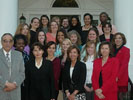 Phi Sigma Iota inductees and guests